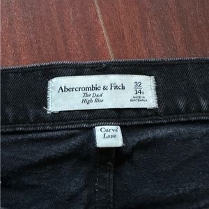 Abercrombie and fitch “the dad” curve love jean size